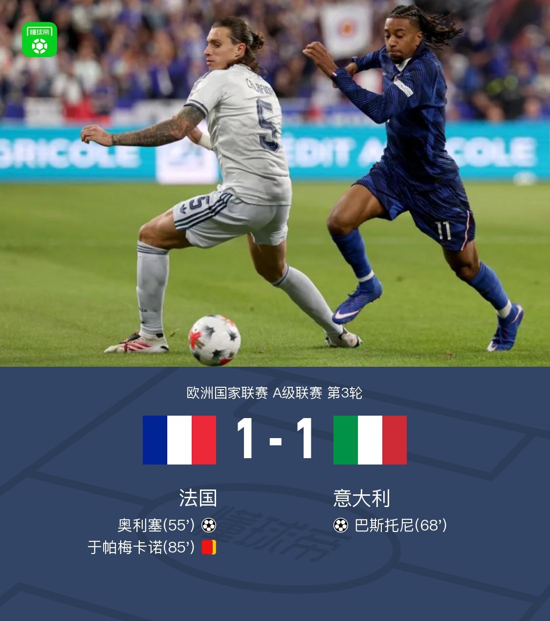 Góc Nhìn EA88: Pháp hòa Italy 1-1, Olise ghi siêu phẩm, Bastoni